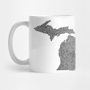 Michigan Map Mug